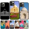 Taj Mahal Indien Mausoleum Telefonfodral För iPhone 17 Air 15 16 Skydd 11 13 14 Pro Max 12 Plus Max Fundas
