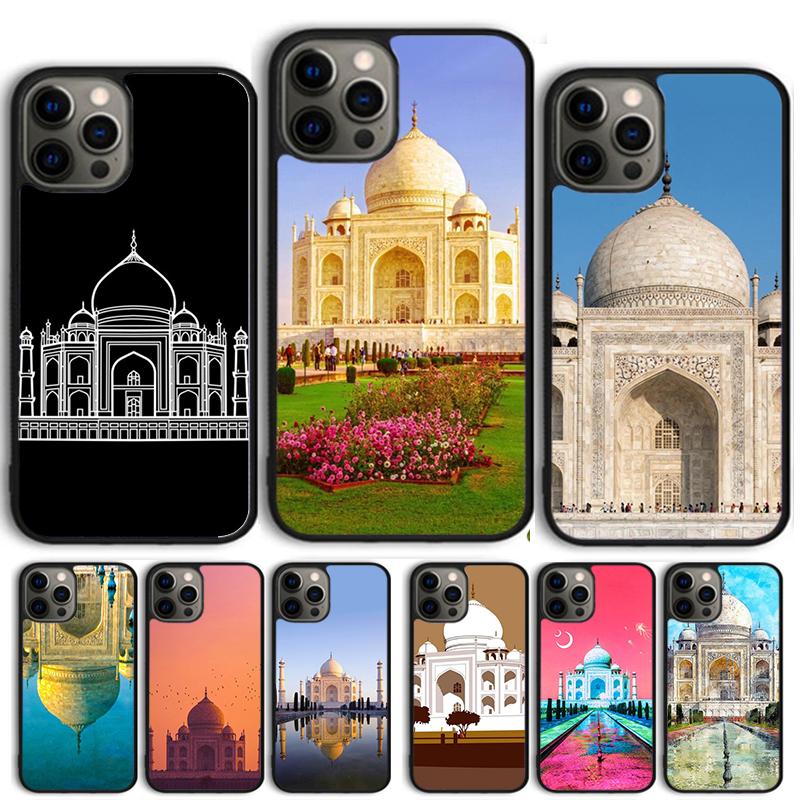 Taj Mahal Indien Mausoleum Telefonfodral För iPhone 17 Air 15 16 Skydd 11 13 14 Pro Max 12 Plus Max Fundas