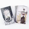 Tarot Espejo Secreto 80 Cartas Reunión Familiar Mazo de Adivinación Versión Inglesa Arte Femenino Juego de Mesa Monocromo 10.3*6CM