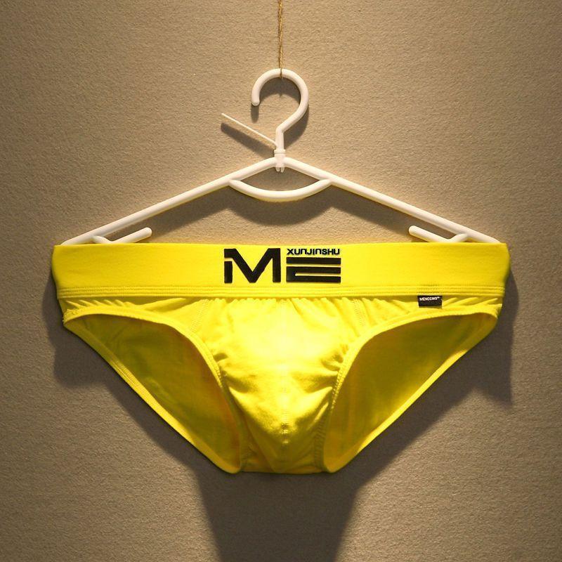 Men's Bikini Briefs Cotton Blend Breathable Underwear Elastic Waistband Comfortable Low-Rise for Daily & Gym