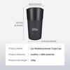 Durable Car Trash Can Leather Waterproof Auto Storage Bin Organizer For Ford Escort KA Flex Everest KA Expedition Falcon Fusion