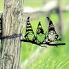 Metal Garden Stakes, 1pc Black Branch Decorations for Outdoor Party Patio Christmas