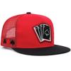 Trendy New Poker A Four Flat Edge Hat Trendy Hip Hop Hat Outdoor Leisure Sunshade Hat Neutral Mesh Hat Adjustable Baseball Hat