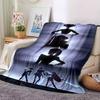 1pc Hunter X Kopo Group - Themed Flannel Blanket - Suitable for Bed, Home Decor, Graduation Gifts, Easter, Back To School, ChristmasA61