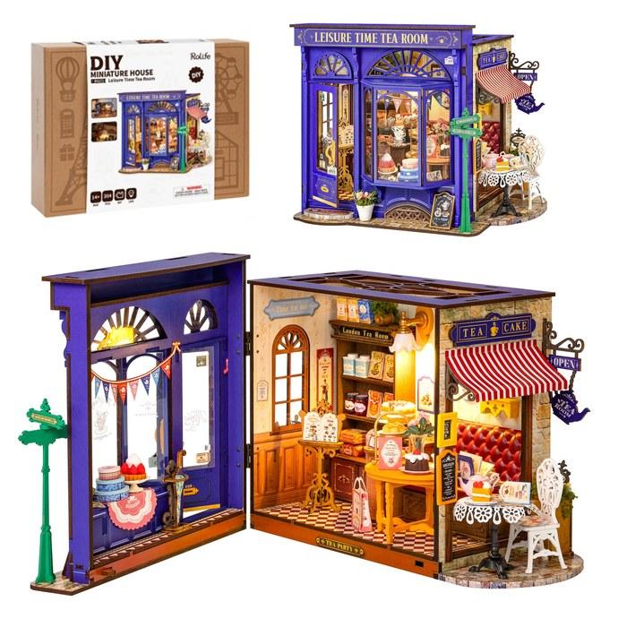 Rolife Miniature House Kit - Dollhouse - Desert - with LED - DIY Craft Kit