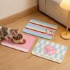 Anti-fouling Pet Feeding Pad Non-slip Cat Drinking Feeding Mat Pet Bowl Pad  Cat Feeding Supplies