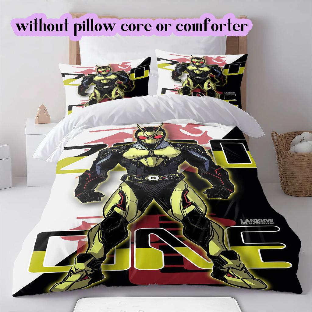 Kamen Rider Soft and Comfortable Duvet Cover, Children's Bedding Set Gift, Extra Large Size, Various Sizes Available