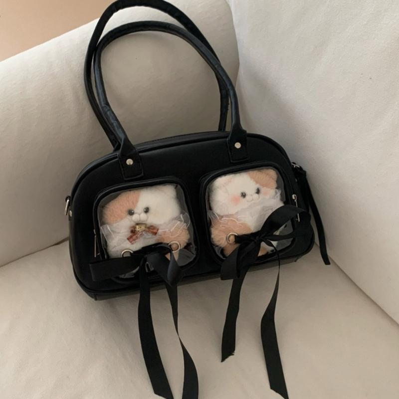 Transparent Messenger Bag Fashion Ita Bag Shoulder Crossbody Bag Anime Display Satchel Handbag for Women Girls Gifts