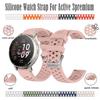 20mm Official Style Silicone Watch Strap for Amazfit Active 3 Premium Sports Breathable Watch Strap  for Amazfit Active 3 Premium