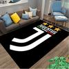 1pc Juventus Football Club Carpet for Room Floor Mat, Comfortable Office Chair Printed Area Rug, Beautiful Hotel Rug