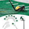 10 Stück PU-Leder Eisen und Wedges Golfschlägerkopfhülle Golf Eisen Headcover Schutzhülle zum Schutz Ihrer Golfschläger