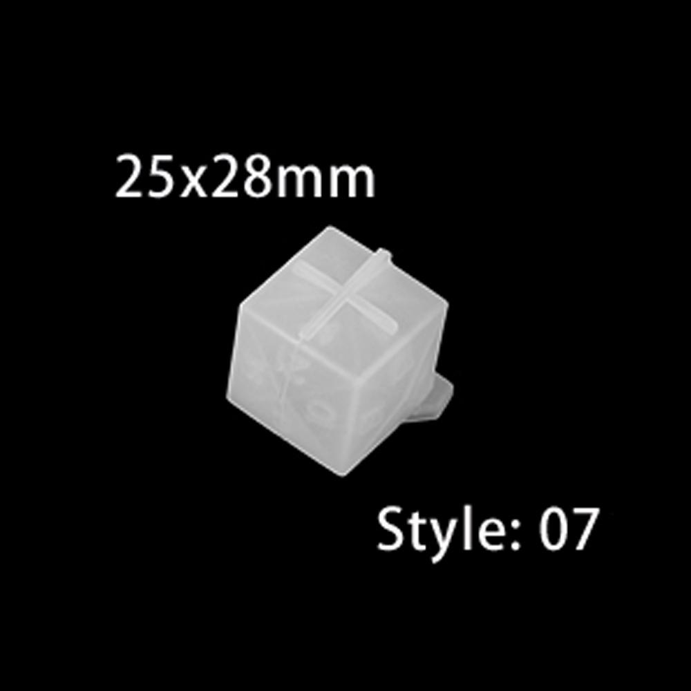 19 tvarů nepravidelných kostek formy na epoxidovou pryskyřici kostky formy na pryskyřici se sušenými květinami silikonová forma výroba DIY pro digitální hru s více specifikacemi