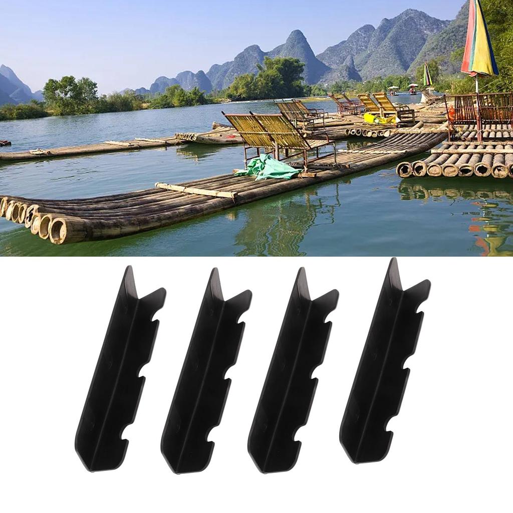 4Pcs PVC Inflatable Boat Seat Hook Clip Bracket for Inflatable Rubber Dinghy Raft Yacht Kayak Rowing Boat Accessories