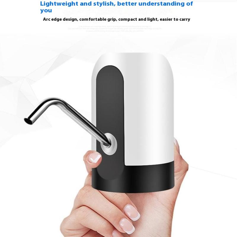 Pompa Ricaricabile USB per Bottiglia d'Acqua Dispenser per Bottiglia d'Acqua da 5 Galloni Campeggio Portatile Elettrico Ricaricabile Riutilizzabile