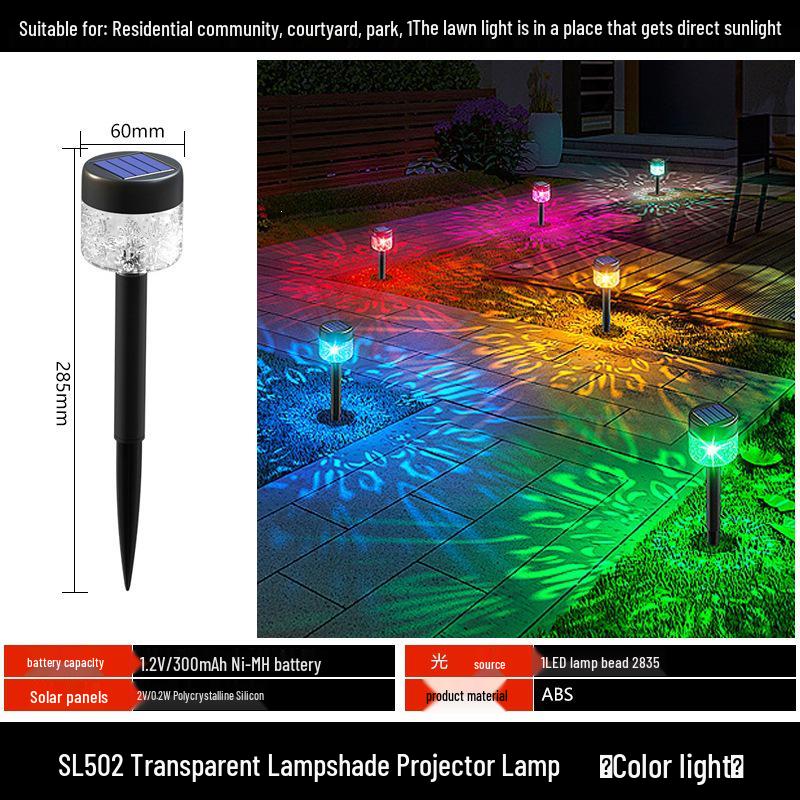 Waterproof Solar Yard and Lawn Decorative Lights for Outdoor Garden and Villa Arrangement
