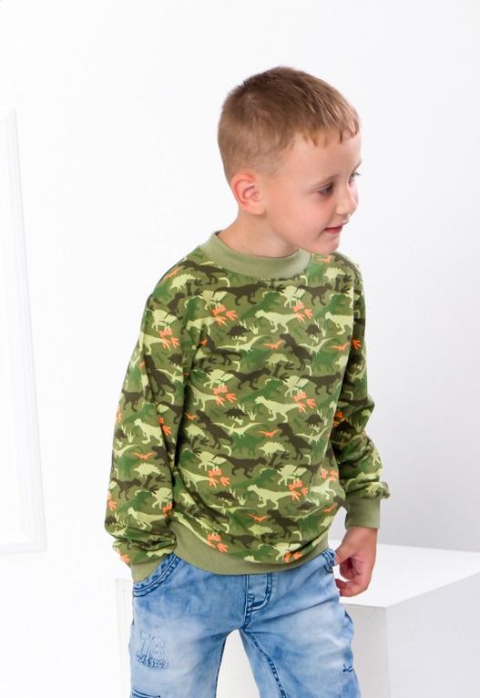 Stylish Boys’ Sweatshirt – Round Neck & Stretch Cuffs, Any Season, 6069-055-4 HC