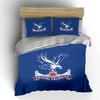 Blue Crystal Palace FC Bedding Bedding Duvet Cover Set Duvet Cover Pillowcases (1 * Duvet Cover 2 * Pillowcases, Without Duvet Insert)