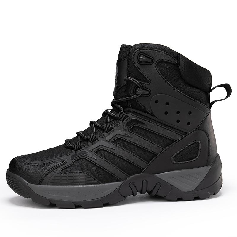 Men Tactical Boots Plus Army Military Ankle Hiking Shoes Work Casual Brand Outdoor Anti-Slip Climbing Shoes Waterproof Size Boot