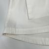 Munich  White Stretch Cotton Pique Bag Flared Blouson Jacket S whiteUsed
