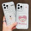 Card Slot Holder Silicone Wallet Pocket Case For iPhone 17 Air 16 15 14 13 ProMax Samsung S23 S24 S25 Xiaomi Redmi Note 12 13 Cover Clear Phone Bumper