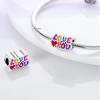 Love You Pendants Copper Forever Lover Girl Boy Fall In Love Wedding Charm Beads Fit Pandora Bracelet Necklace Diy Jewelry
