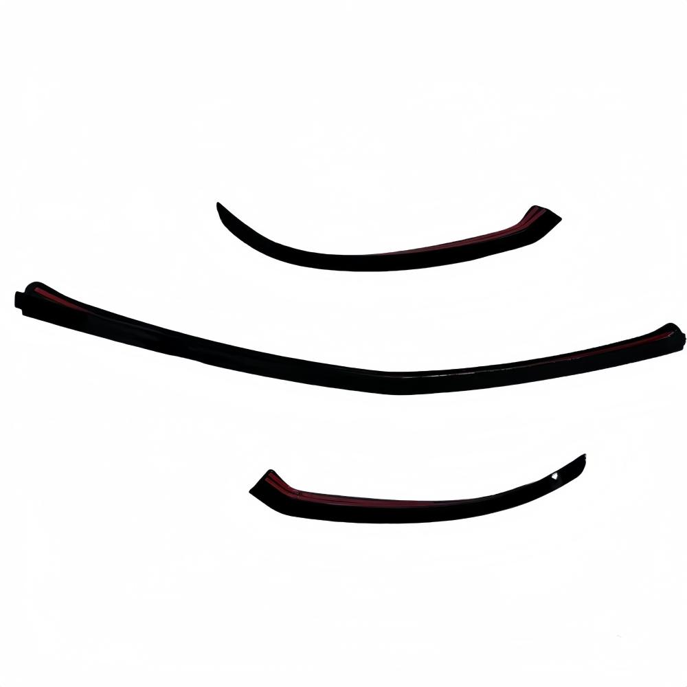 3Pcs Car Front Lower Bumper Lip Splitter Canard Trim For Mercedes-benz A Class V177 W177 A35 A180 A200 A220 A250 AMG 2019-2022