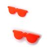 Les Trésors De Lily [J8184] - Orange 'Glasses' Designer Earrings