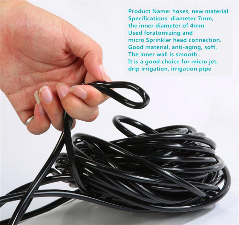 Tuyau Micro Irrigation 3mm Tube Irrigation Goutte à Goutte 20m - 3/5mm Micro Tuyau Jardin - Système Arrosage économique Arrosage Automatique DIY