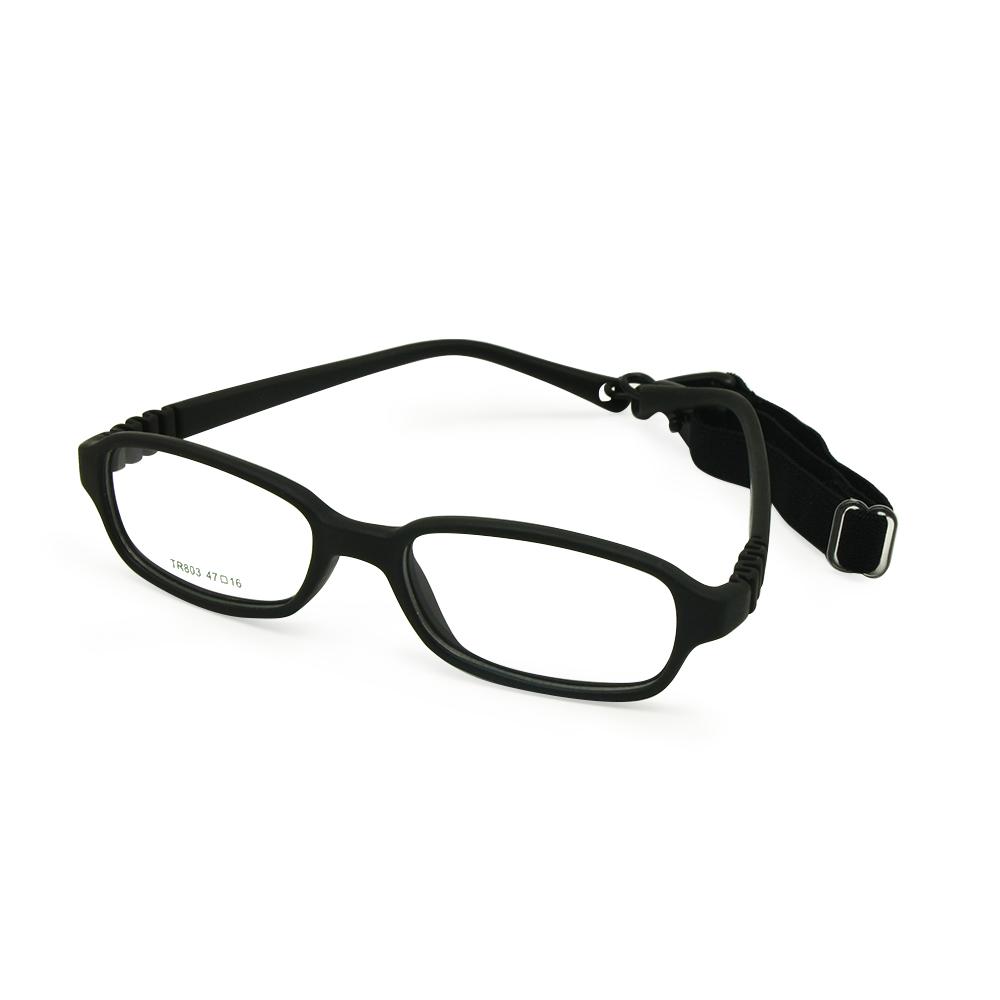 Kinderbrille mit Kordel Größe 47 Mira Flexibel Einteilig Kinderbrille Geformter Rahmen Band Keine Schraube Unzerbrechlich Mädchen Jungen Brille