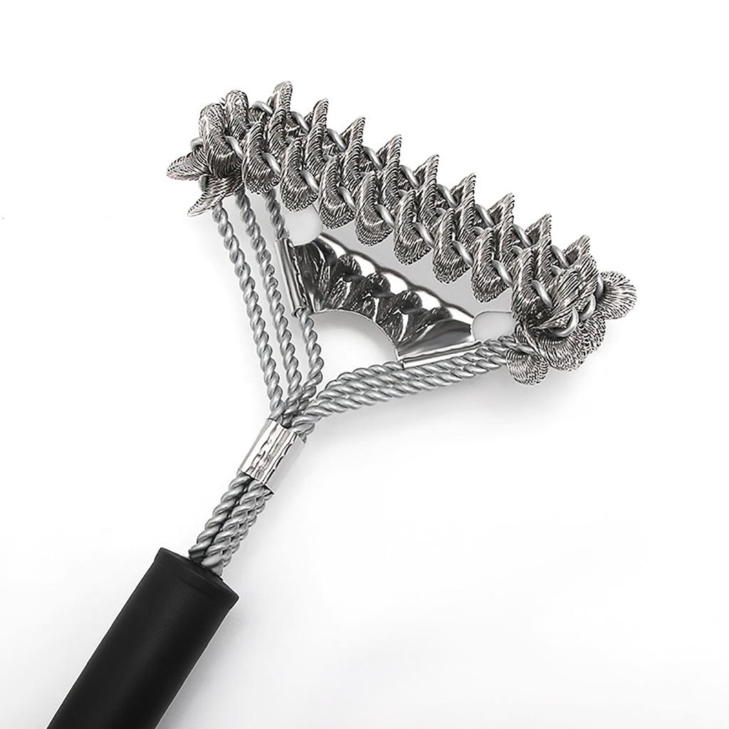 Cheap Clean Grill Brush, Bristle Free BBQ Grill Brush, Stainless Steel