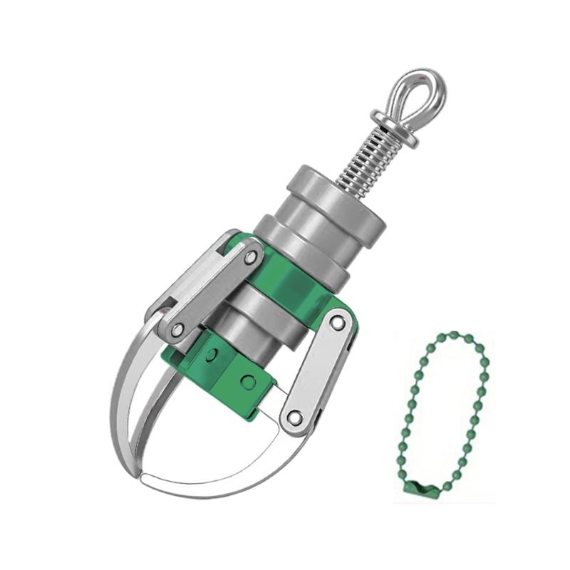 Portable Simulated Claw Doll Machine Grab-clip Keychain Keyring For Car Interior Decoration Key Fun Press Lock Gadgets