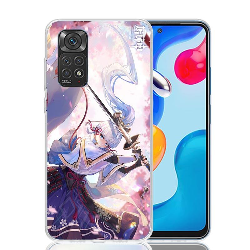 

Genshin Impact Kamisato Ayaka Phone Case For Xiaomi Redmi Note 13 14 15 Pro Plus 12S 12 14S 11S 11E 10 10S 11 11T 5G 4G Cover Co Redmi Note 10 Pro 4G