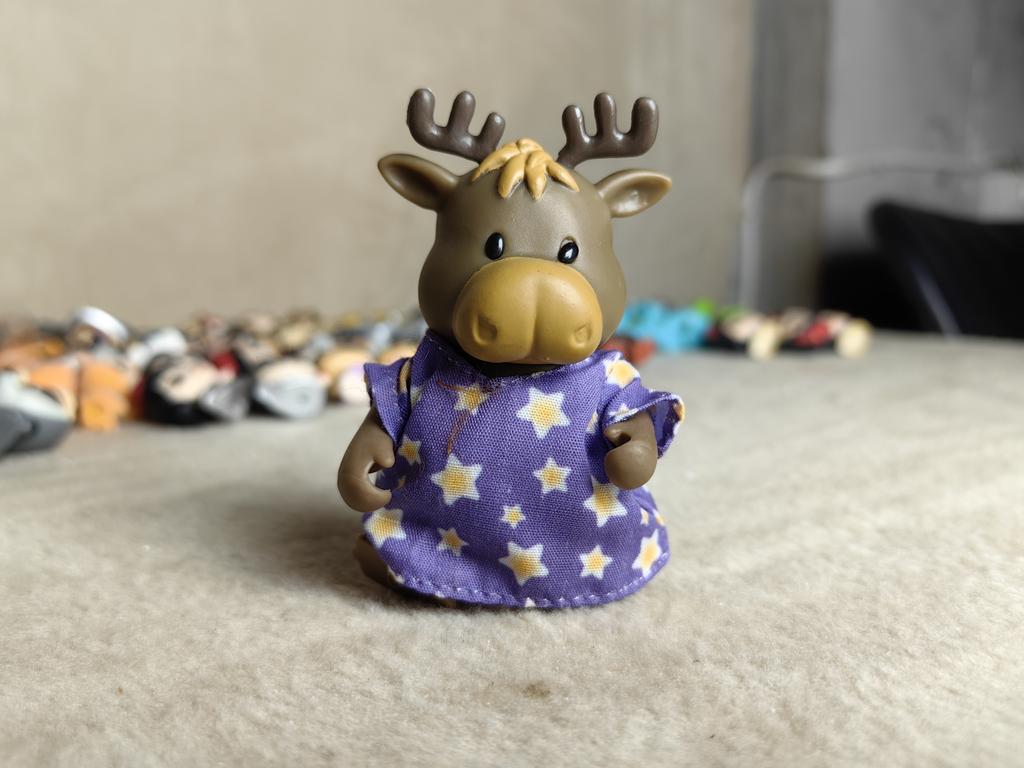 Non-Toxic 1Pcs Forest Animal Family 1:12 Dollhouse Furniture Mini Rabbit Bear Dog Cat Pets Dolls Figure Toy Dolls Kids Gifts