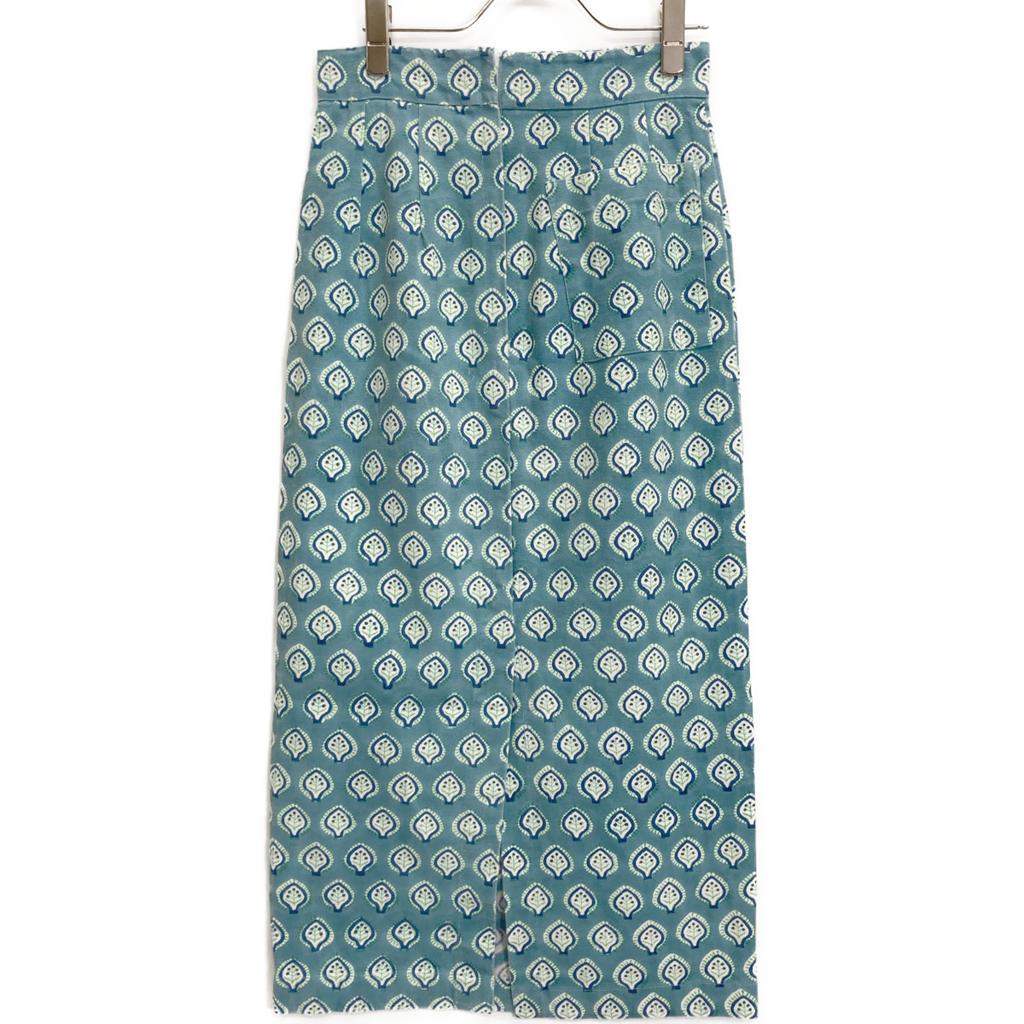 Ron Herman [xSZ Blockprints] Blue Canvas Skirt skirt XS blueUsed