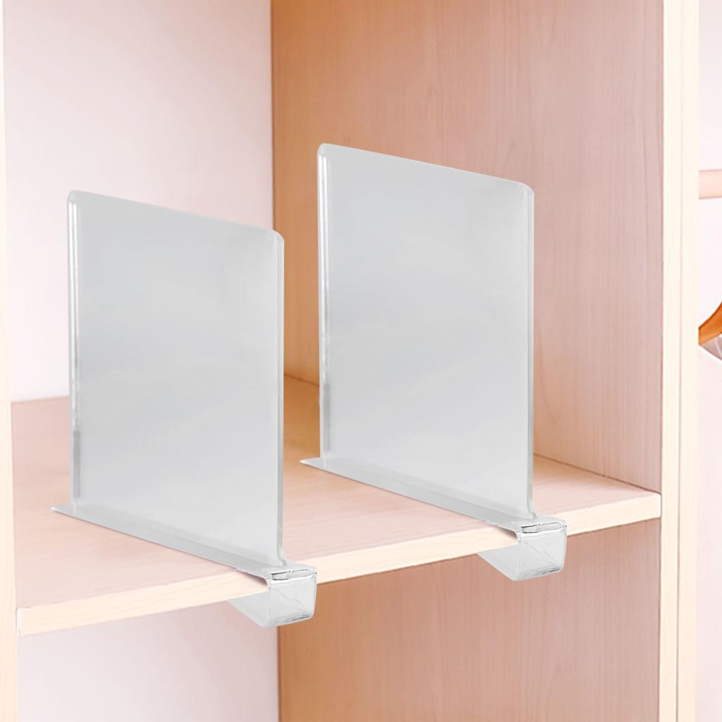 Acrylic Dividers Acrylic Shelf Dividers Closet Do Not Squeeze Partition Easy To Install No Auxiliary Tools Needed