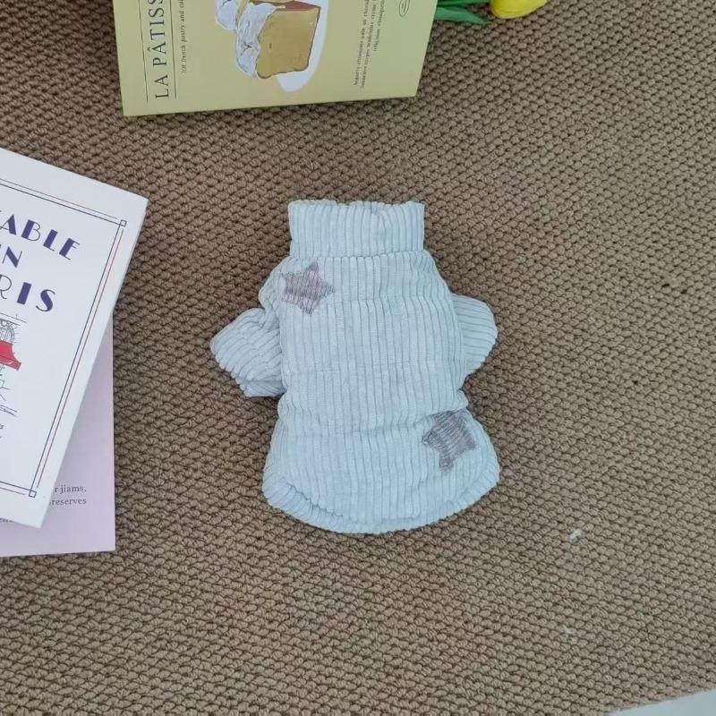 

Одежда для собак, звезды, осенне-зимние модели, уличный бархат для тепла, новая милая одежда для бесшерстных S bust 30 back length 20 синий