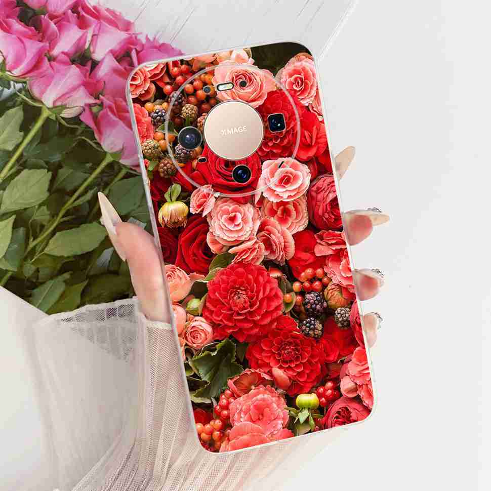 For Huawei Mate 80 5G 2025 Case VYG-AL00 Soft Silicone Sweet Heart Painted Cover Case For Huawei Mate80 Mate 80 TPU Fundas