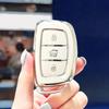 3 Buttons Shell For Hyundai Santa Fe Ix35 Ix25 I10 I30 I40 Rena Sonata Elantra Creta Tucson Fob Holder Tpu Car Key Case Cover