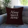 Sweet Home Themed Pillow Gift Home Office Decoration Pillow Bedroom Sofa Car Cushion Coverpillow Case
