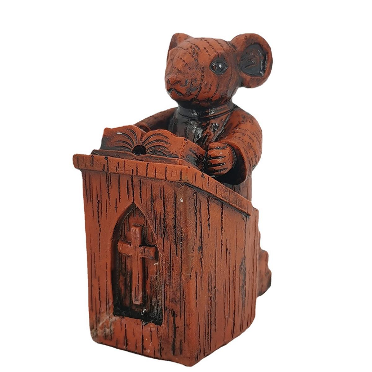 

2025+ Podium Mouse Statue Church Mouse Collectible Statue Suitable for Home and Office Desk Decoration Garden China Mainland