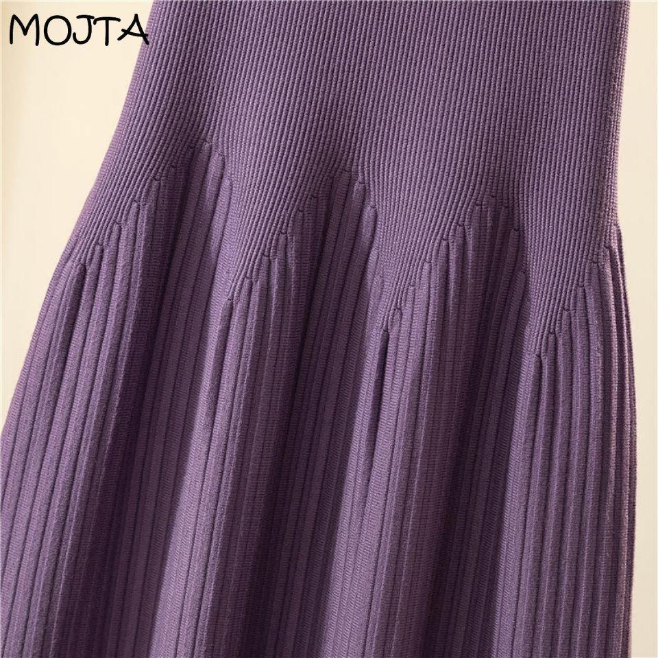 Женская элегантная повседневная уличная офисная юбка с высокой талией — фото 6