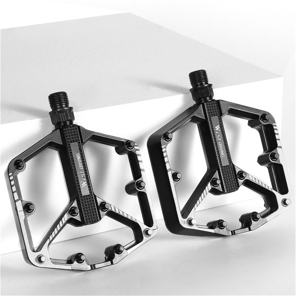 

Alloy Outdoor Sport DU Bearing Flat Platform Pedaling Bicycle Pedals Road Bike Parts MTB Pedal