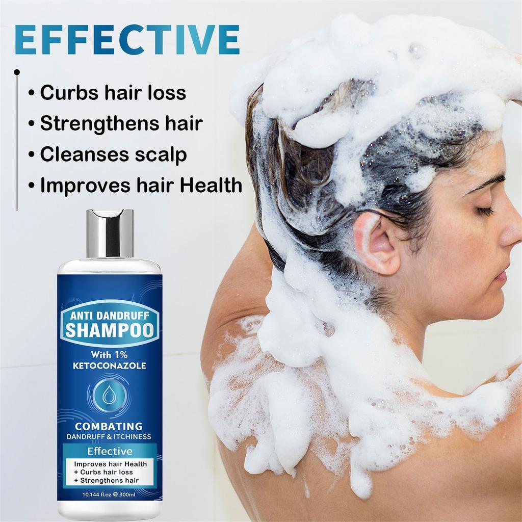 Soothing Scalp Shampoo, Hair Care, Strong Hair, Refreshing Oil Control, Smooth And Shiny Shampoo 300ml