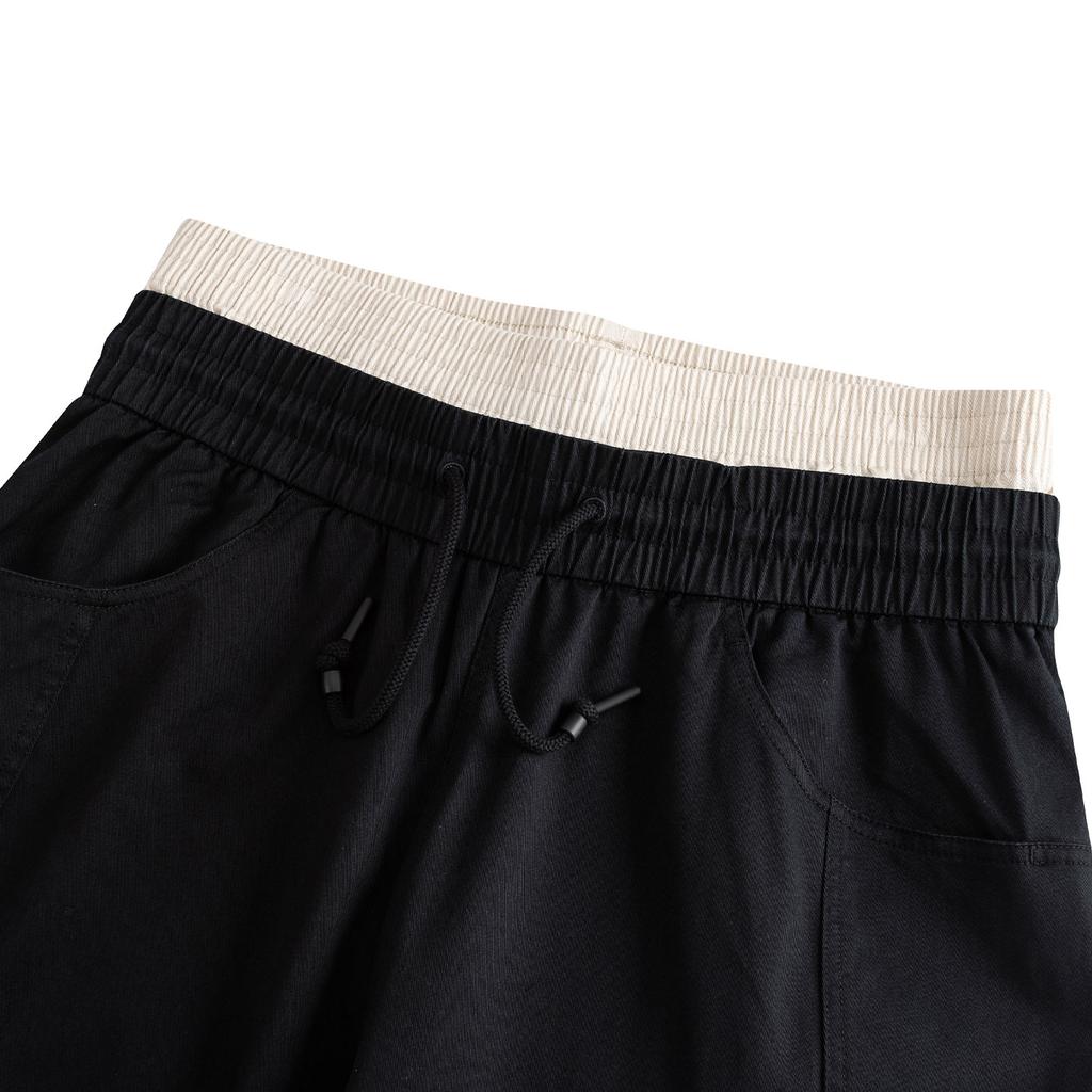 Anta Kyrie Basketball Series Woven Long Pants Spring 2026 Casual Pants Unisex Pants Basic-Black 972611503-2