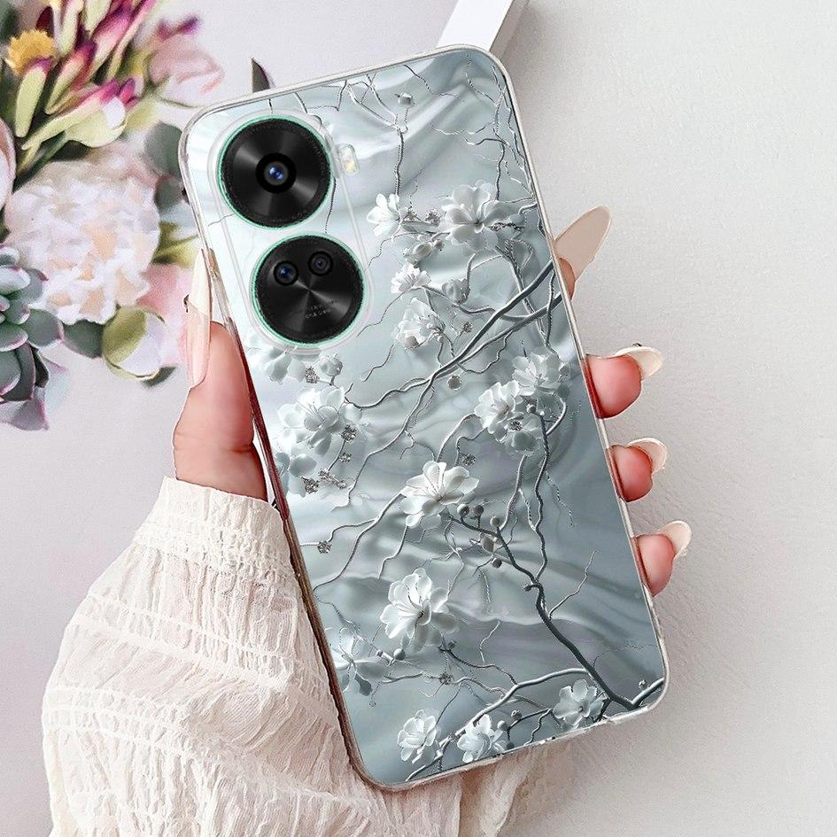 For Huawei Nova 11 SE Case Nova 12 SE Cover BNE-LX1 Funda Fashion Flower TPU Soft Silicone Phone Case For Huawei Nova 12SE Shell