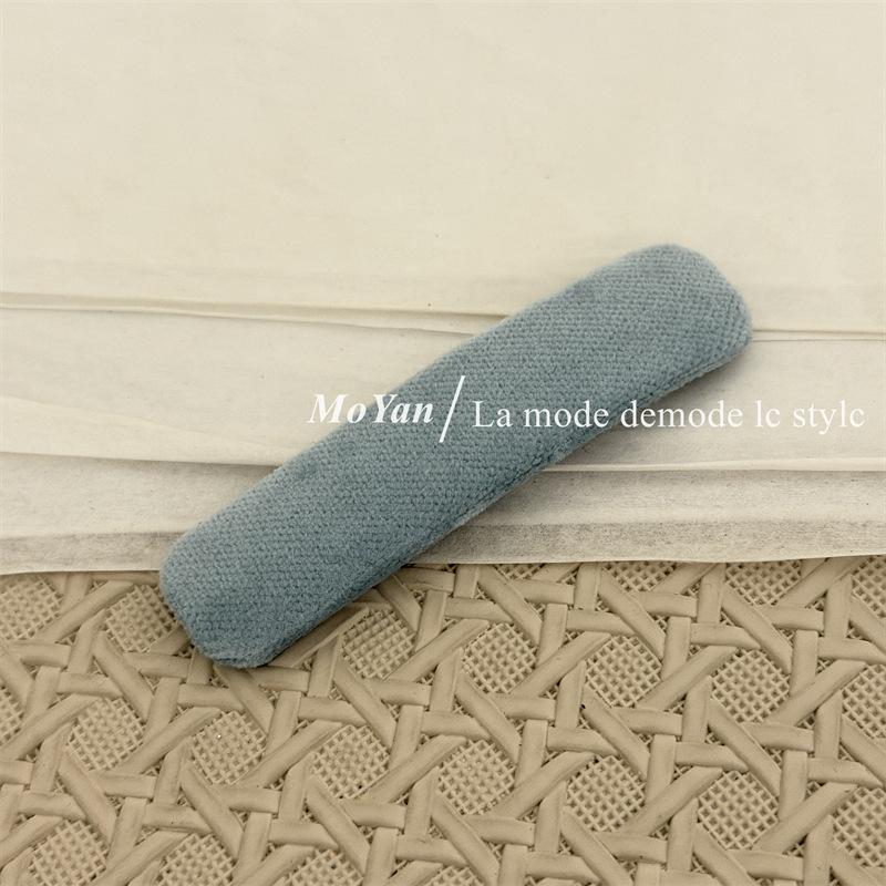 Korean Version Retro Minimalist Fabric Hair Clips for Elegant Side-parted Hair, Side-byside Hair Clips, Versatile Hair Accessories