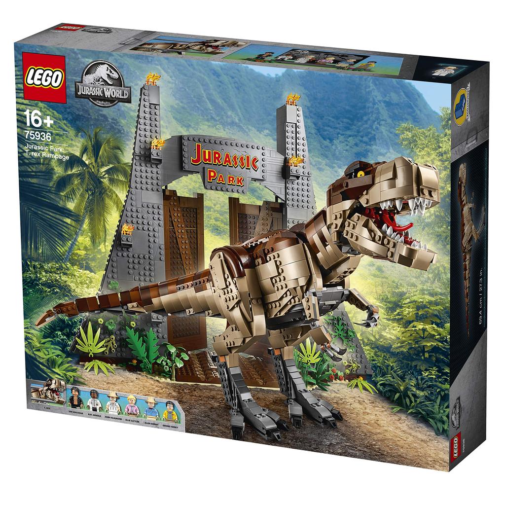 LEGO Jurassic World Jurassic Park: T-Rex Rampage 75936