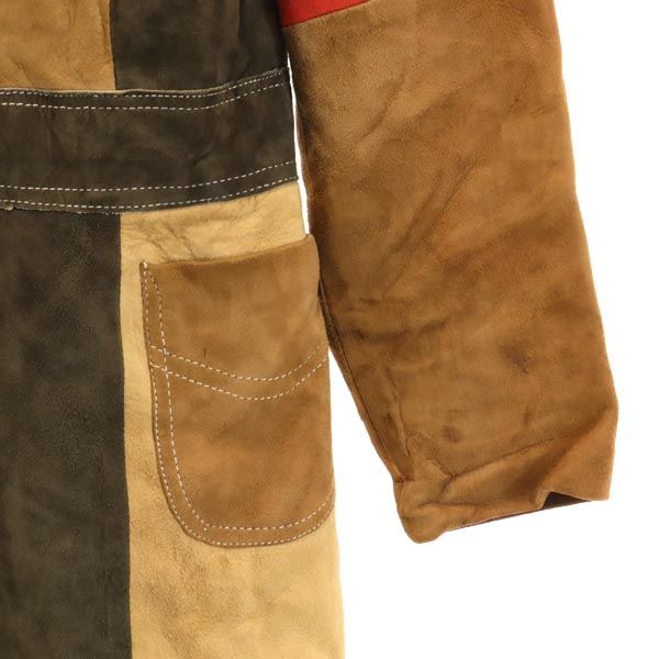 Vintage 80s Made In Canada Switching Coat 45481 Brown Women Used