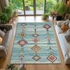 Persian Retro Style Carpet Moroccan Leisure Rug Carpets for Living Room Living Room Decoration Washroom Floor Mat Rugs