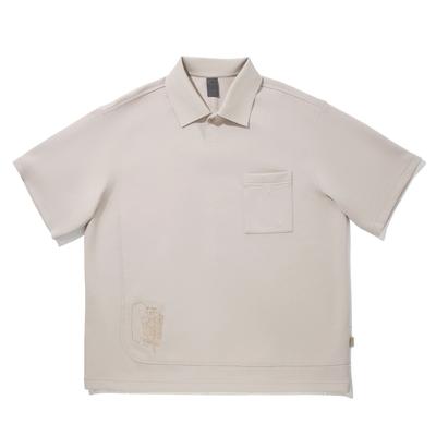 Li Ning Kung Fu Series Printed Soft Comfortable Loose Fit Short Sleeve Polo Shirt Men Polo Shirts APLV529-1